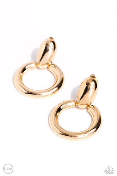 Ancient Artisan - Gold Clip-On